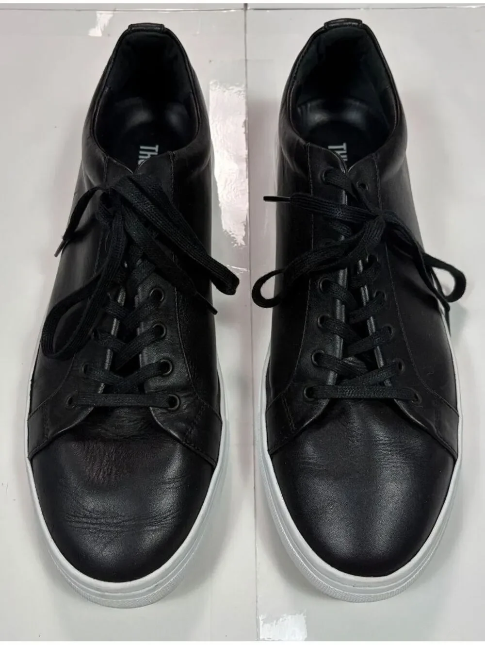 Minimalist Thursday Boot Company Premier Low Top Men's 12 Black Leather Sneakers